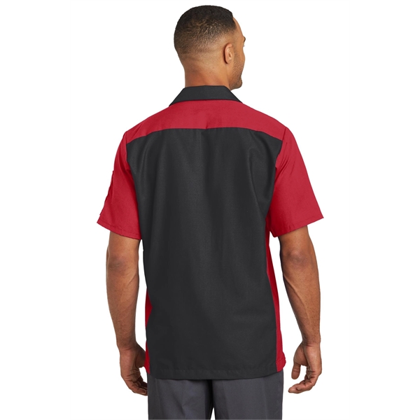 Red Kap Short Sleeve Ripstop Crew Shirt. - Red Kap Short Sleeve Ripstop Crew Shirt. - Image 13 of 20