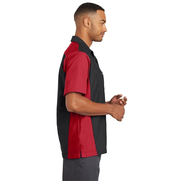 Red Kap Short Sleeve Ripstop Crew Shirt. - Red Kap Short Sleeve Ripstop Crew Shirt. - Image 14 of 20