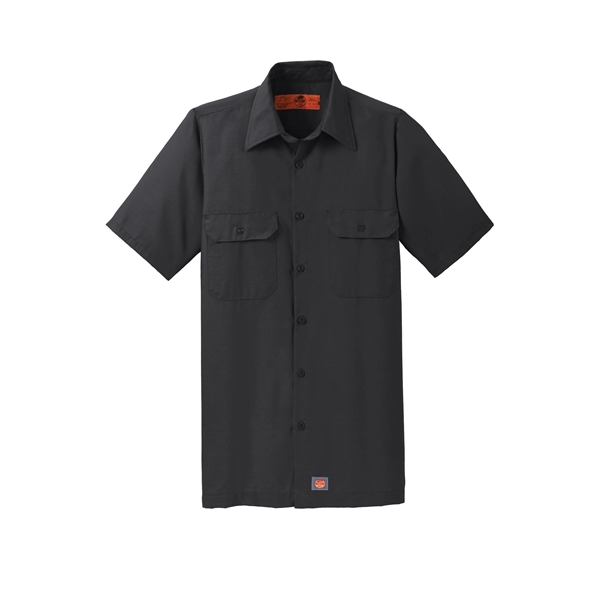 Red Kap Short Sleeve Solid Ripstop Shirt. - Red Kap Short Sleeve Solid Ripstop Shirt. - Image 3 of 28