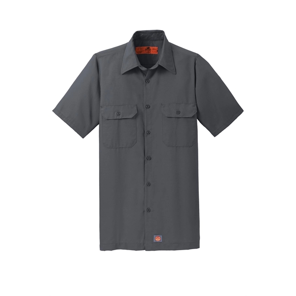 Red Kap Short Sleeve Solid Ripstop Shirt. - Red Kap Short Sleeve Solid Ripstop Shirt. - Image 8 of 28