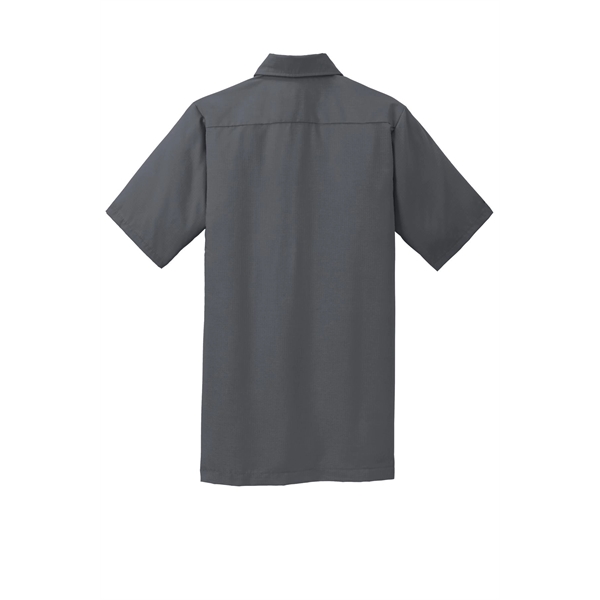 Red Kap Short Sleeve Solid Ripstop Shirt. - Red Kap Short Sleeve Solid Ripstop Shirt. - Image 9 of 28