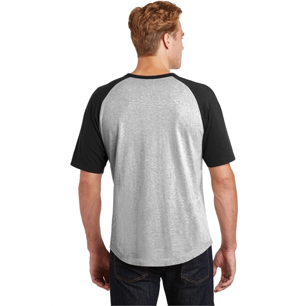Sport-Tek Short Sleeve Colorblock Raglan Jersey. - Sport-Tek Short Sleeve Colorblock Raglan Jersey. - Image 1 of 25