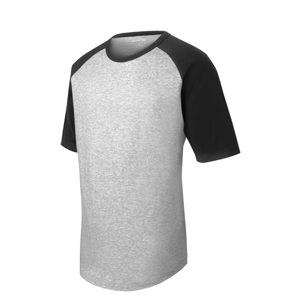 Sport-Tek Short Sleeve Colorblock Raglan Jersey. - Sport-Tek Short Sleeve Colorblock Raglan Jersey. - Image 4 of 25