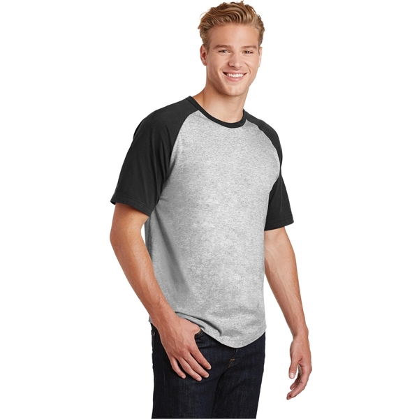 Sport-Tek Short Sleeve Colorblock Raglan Jersey. - Sport-Tek Short Sleeve Colorblock Raglan Jersey. - Image 2 of 25