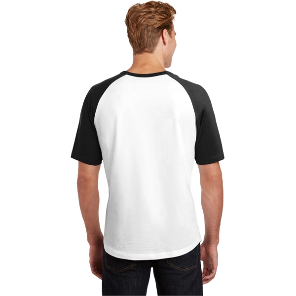 Sport-Tek Short Sleeve Colorblock Raglan Jersey. - Sport-Tek Short Sleeve Colorblock Raglan Jersey. - Image 12 of 25