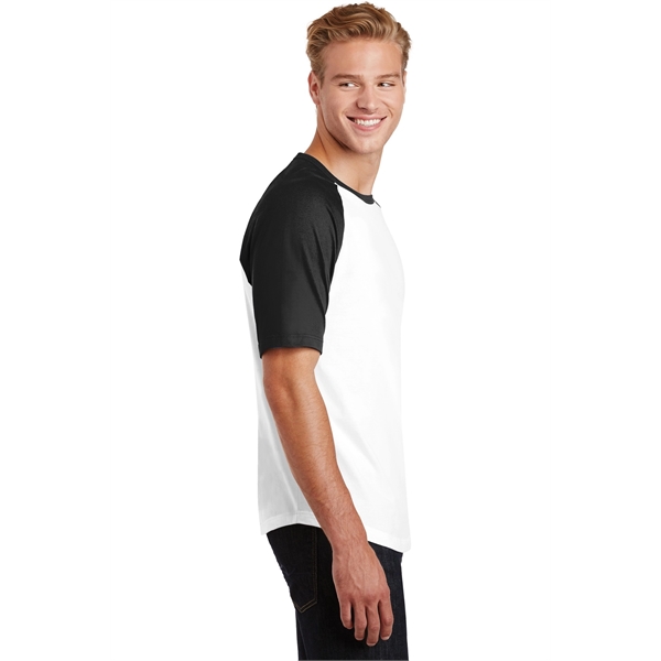 Sport-Tek Short Sleeve Colorblock Raglan Jersey. - Sport-Tek Short Sleeve Colorblock Raglan Jersey. - Image 13 of 25