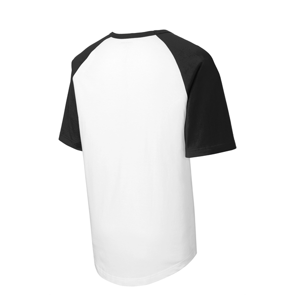 Sport-Tek Short Sleeve Colorblock Raglan Jersey. - Sport-Tek Short Sleeve Colorblock Raglan Jersey. - Image 15 of 25