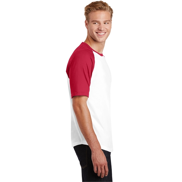 Sport-Tek Short Sleeve Colorblock Raglan Jersey. - Sport-Tek Short Sleeve Colorblock Raglan Jersey. - Image 18 of 25