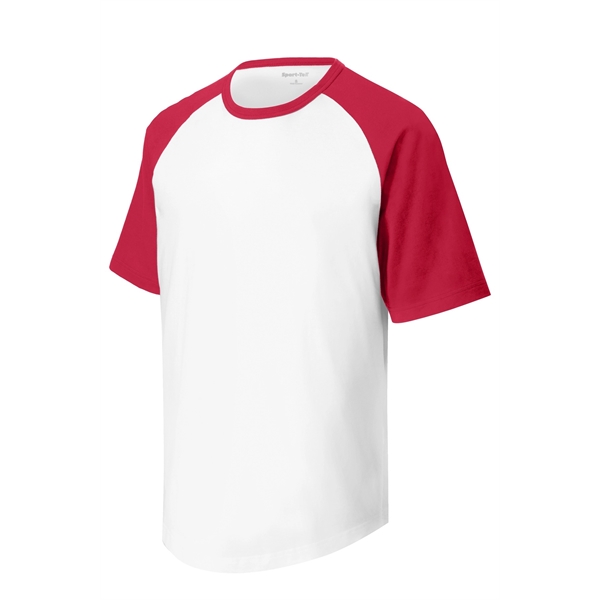 Sport-Tek Short Sleeve Colorblock Raglan Jersey. - Sport-Tek Short Sleeve Colorblock Raglan Jersey. - Image 19 of 25
