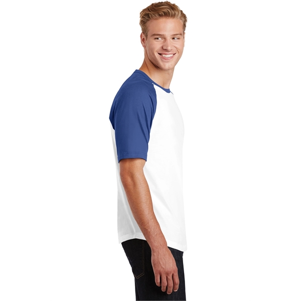 Sport-Tek Short Sleeve Colorblock Raglan Jersey. - Sport-Tek Short Sleeve Colorblock Raglan Jersey. - Image 23 of 25