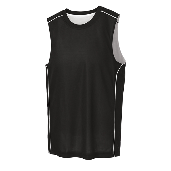 Sport-Tek PosiCharge Mesh Reversible Sleeveless Tee. - Sport-Tek PosiCharge Mesh Reversible Sleeveless Tee. - Image 0 of 15