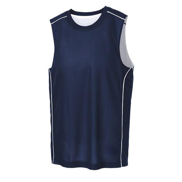 Sport-Tek PosiCharge Mesh Reversible Sleeveless Tee. - Sport-Tek PosiCharge Mesh Reversible Sleeveless Tee. - Image 6 of 15