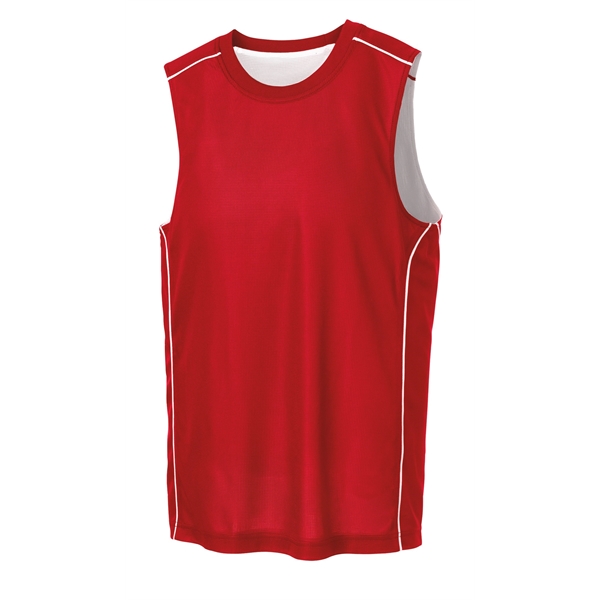 Sport-Tek PosiCharge Mesh Reversible Sleeveless Tee. - Sport-Tek PosiCharge Mesh Reversible Sleeveless Tee. - Image 8 of 15