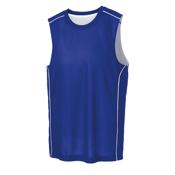 Sport-Tek PosiCharge Mesh Reversible Sleeveless Tee. - Sport-Tek PosiCharge Mesh Reversible Sleeveless Tee. - Image 10 of 15