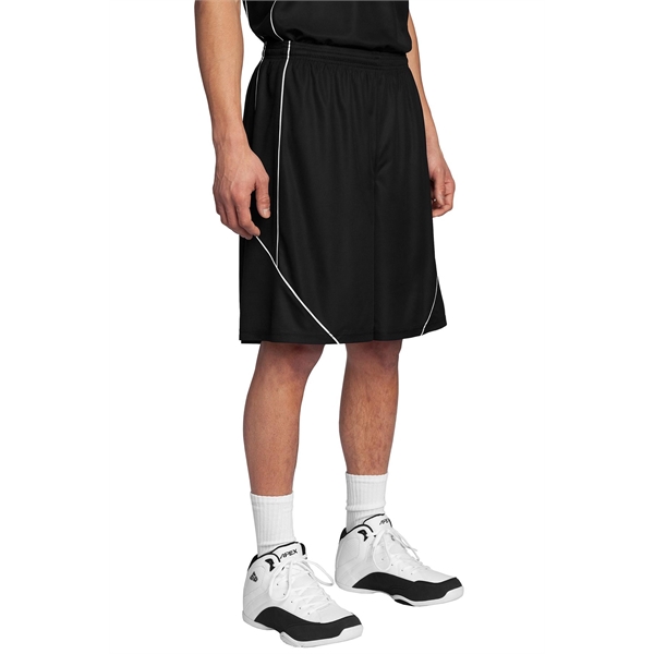 Sport-Tek PosiCharge Mesh Reversible Spliced Short. - Sport-Tek PosiCharge Mesh Reversible Spliced Short. - Image 9 of 31