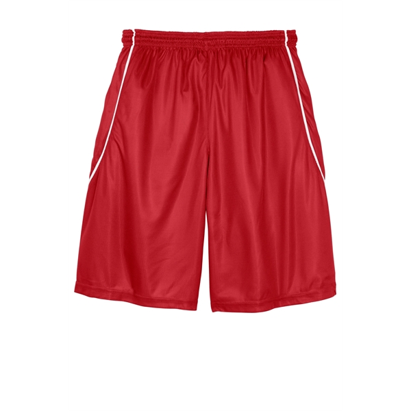 Sport-Tek PosiCharge Mesh Reversible Spliced Short. - Sport-Tek PosiCharge Mesh Reversible Spliced Short. - Image 10 of 31