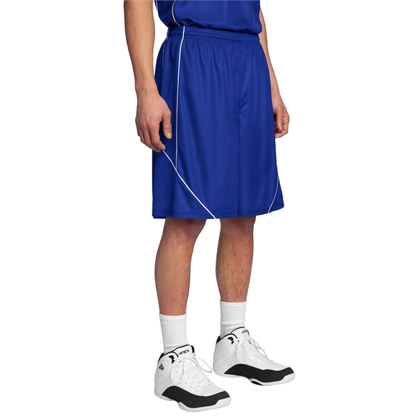 Sport-Tek PosiCharge Mesh Reversible Spliced Short. - Sport-Tek PosiCharge Mesh Reversible Spliced Short. - Image 15 of 31