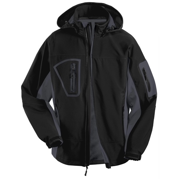 Port Authority Tall Waterproof Soft Shell Jacket. - Port Authority Tall Waterproof Soft Shell Jacket. - Image 0 of 4
