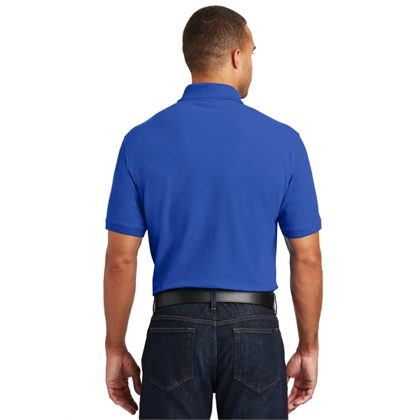Port Authority Tall Core Classic Pique Polo. - Port Authority Tall Core Classic Pique Polo. - Image 28 of 35