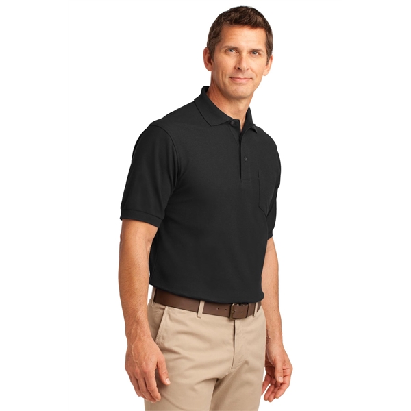 Port Authority Tall Silk Touch Polo with Pocket. - Port Authority Tall Silk Touch Polo with Pocket. - Image 5 of 56