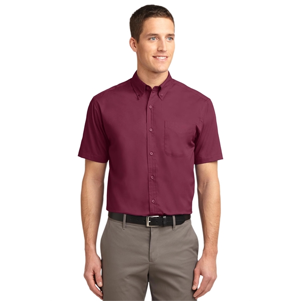 Port Authority Tall Short Sleeve Easy Care Shirt. - Port Authority Tall Short Sleeve Easy Care Shirt. - Image 69 of 149