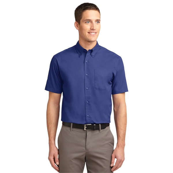 Port Authority Tall Short Sleeve Easy Care Shirt. - Port Authority Tall Short Sleeve Easy Care Shirt. - Image 72 of 149