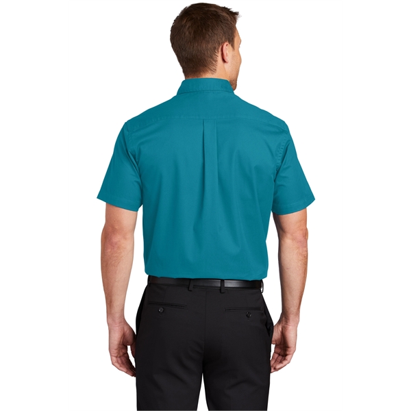 Port Authority Tall Short Sleeve Easy Care Shirt. - Port Authority Tall Short Sleeve Easy Care Shirt. - Image 145 of 149