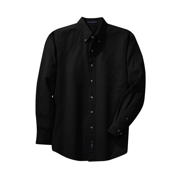 Port Authority Tall Long Sleeve Twill Shirt. - Port Authority Tall Long Sleeve Twill Shirt. - Image 32 of 39