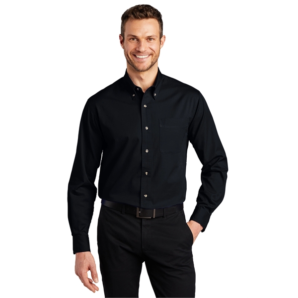 Port Authority Tall Long Sleeve Twill Shirt. - Port Authority Tall Long Sleeve Twill Shirt. - Image 34 of 39