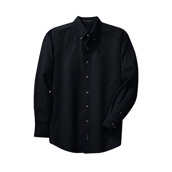 Port Authority Tall Long Sleeve Twill Shirt. - Port Authority Tall Long Sleeve Twill Shirt. - Image 35 of 39