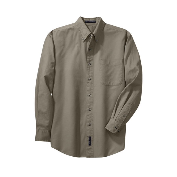 Port Authority Tall Long Sleeve Twill Shirt. - Port Authority Tall Long Sleeve Twill Shirt. - Image 38 of 39