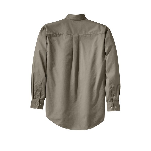 Port Authority Tall Long Sleeve Twill Shirt. - Port Authority Tall Long Sleeve Twill Shirt. - Image 39 of 39