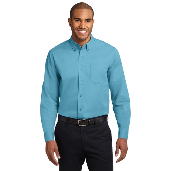 Port Authority Tall Long Sleeve Easy Care Shirt. - Port Authority Tall Long Sleeve Easy Care Shirt. - Image 116 of 130