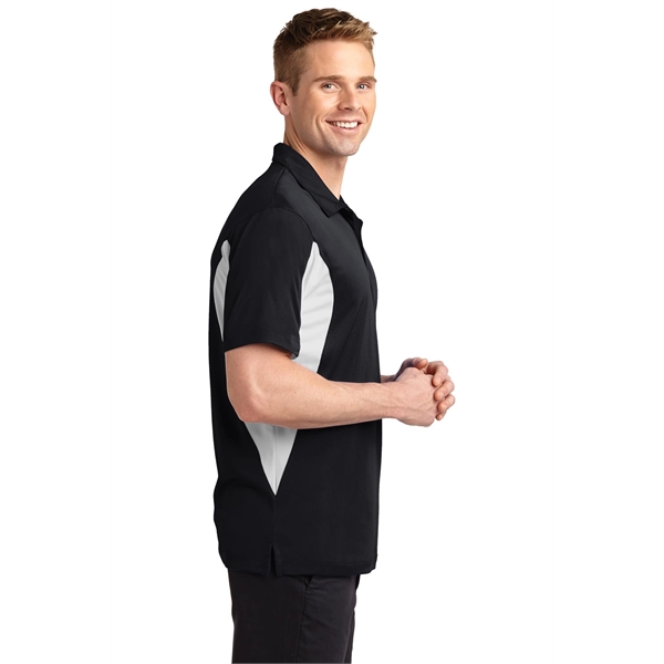 Sport-Tek Tall Side Blocked Micropique Sport-Wick Polo. - Sport-Tek Tall Side Blocked Micropique Sport-Wick Polo. - Image 5 of 55