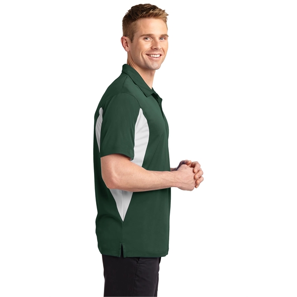 Sport-Tek Tall Side Blocked Micropique Sport-Wick Polo. - Sport-Tek Tall Side Blocked Micropique Sport-Wick Polo. - Image 7 of 55