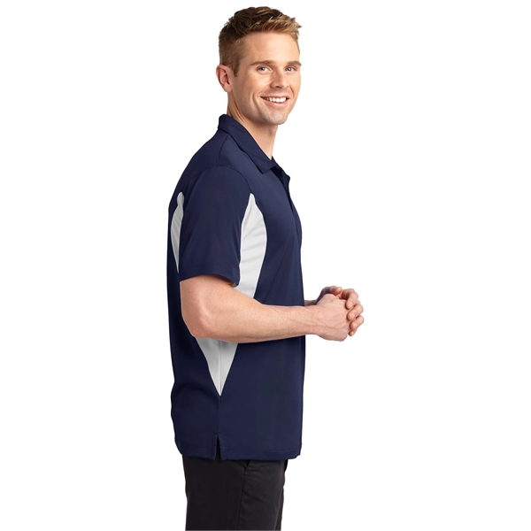 Sport-Tek Tall Side Blocked Micropique Sport-Wick Polo. - Sport-Tek Tall Side Blocked Micropique Sport-Wick Polo. - Image 13 of 55