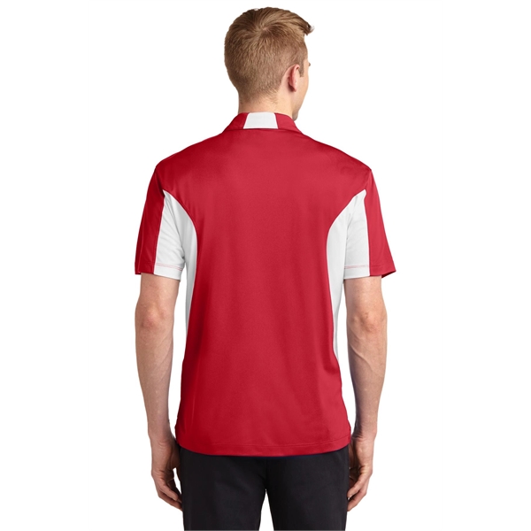Sport-Tek Tall Side Blocked Micropique Sport-Wick Polo. - Sport-Tek Tall Side Blocked Micropique Sport-Wick Polo. - Image 14 of 55