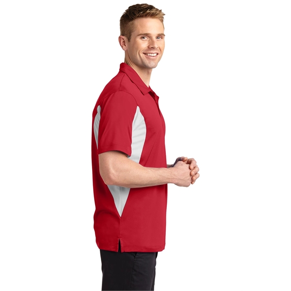 Sport-Tek Tall Side Blocked Micropique Sport-Wick Polo. - Sport-Tek Tall Side Blocked Micropique Sport-Wick Polo. - Image 15 of 55