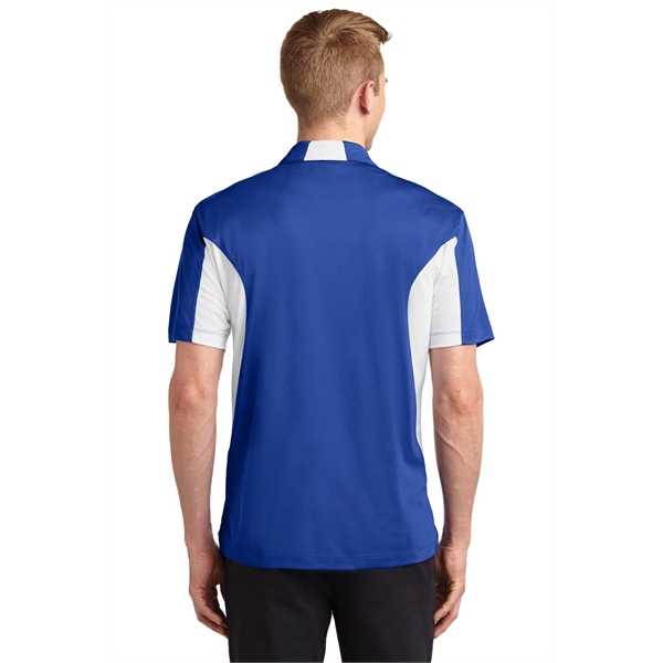 Sport-Tek Tall Side Blocked Micropique Sport-Wick Polo. - Sport-Tek Tall Side Blocked Micropique Sport-Wick Polo. - Image 17 of 55