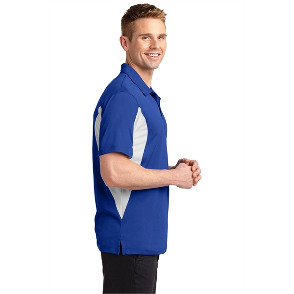 Sport-Tek Tall Side Blocked Micropique Sport-Wick Polo. - Sport-Tek Tall Side Blocked Micropique Sport-Wick Polo. - Image 18 of 55
