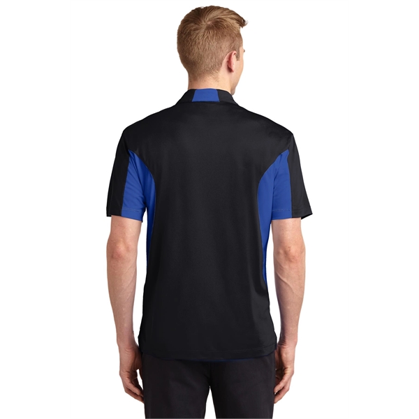 Sport-Tek Tall Side Blocked Micropique Sport-Wick Polo. - Sport-Tek Tall Side Blocked Micropique Sport-Wick Polo. - Image 26 of 55