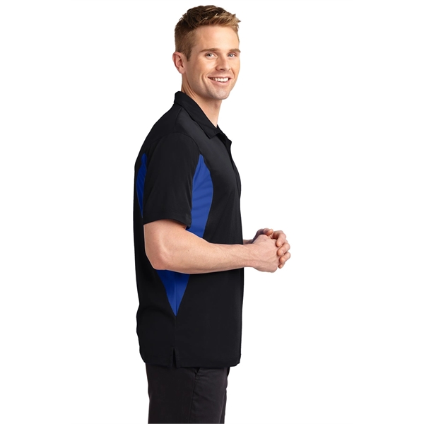 Sport-Tek Tall Side Blocked Micropique Sport-Wick Polo. - Sport-Tek Tall Side Blocked Micropique Sport-Wick Polo. - Image 27 of 55