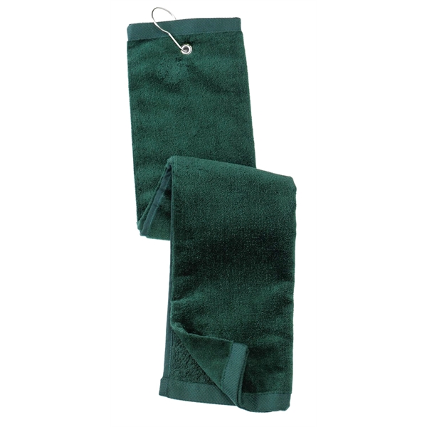 Port Authority Grommeted Tri-Fold Golf Towel. - Port Authority Grommeted Tri-Fold Golf Towel. - Image 0 of 5