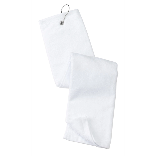 Port Authority Grommeted Tri-Fold Golf Towel. - Port Authority Grommeted Tri-Fold Golf Towel. - Image 1 of 5