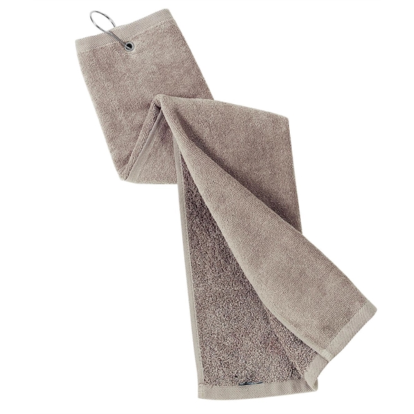 Port Authority Grommeted Tri-Fold Golf Towel. - Port Authority Grommeted Tri-Fold Golf Towel. - Image 2 of 5