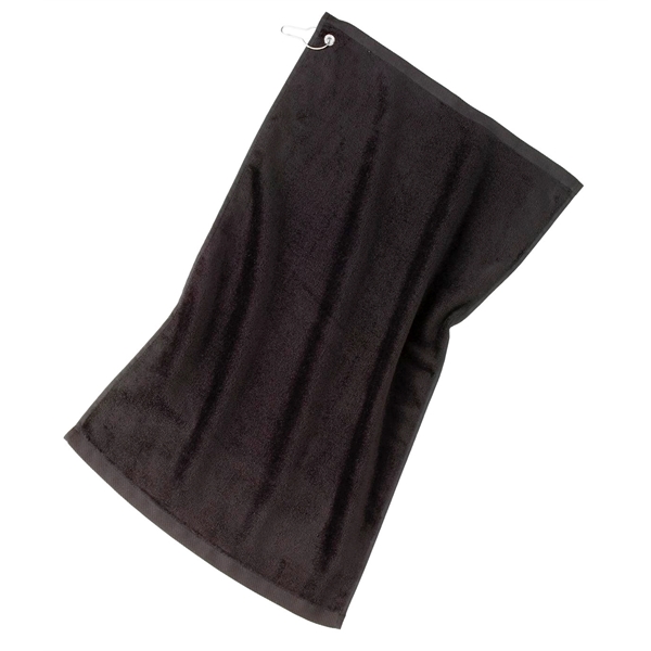 Port Authority Grommeted Golf Towel. - Port Authority Grommeted Golf Towel. - Image 2 of 3