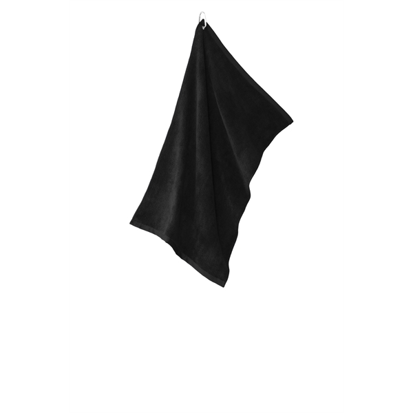 Port Authority Grommeted Microfiber Golf Towel. - Port Authority Grommeted Microfiber Golf Towel. - Image 0 of 5