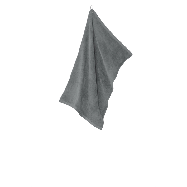 Port Authority Grommeted Microfiber Golf Towel. - Port Authority Grommeted Microfiber Golf Towel. - Image 1 of 5