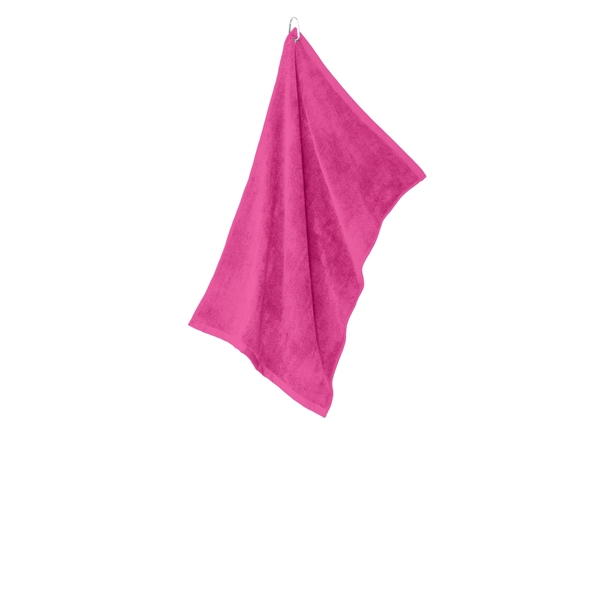 Port Authority Grommeted Microfiber Golf Towel. - Port Authority Grommeted Microfiber Golf Towel. - Image 2 of 5