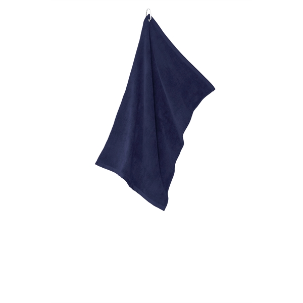 Port Authority Grommeted Microfiber Golf Towel. - Port Authority Grommeted Microfiber Golf Towel. - Image 4 of 5
